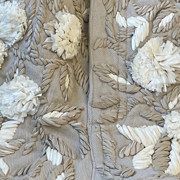 CULT GAIA  MSRP $850  Kian shorts Embroidered Floral Beige Women's Shorts - Picture 6 of 13